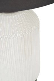 Stolná lampa Brighty 65 cm šedo-biela