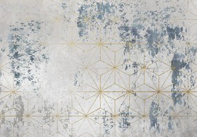 Fototapeta – Stará modrá stena (147x102 cm)