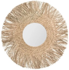 Atmosphera - Nástenné zrkadlo AEL pr. 80 cm rákosie