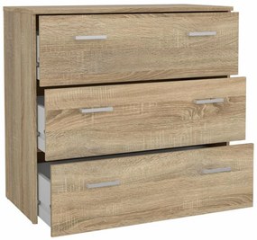 Komoda GARBO 3, dub Sonoma