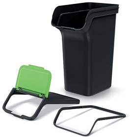 Odpadkový kôš na triedený odpad (3 ks) NPW25S3 25 l - čierna