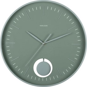 XXXLutz NÁSTENNÉ HODINY jadeitovozelená 41 cm Karlsson - Hodiny - 007143017002
