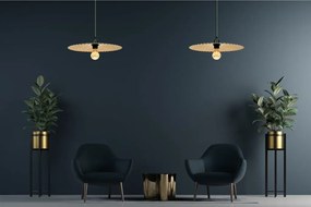 Toolight Toolight, stropné svietidlo 1xE27 APP1290-1CP, retro zlatá, OSW-00925