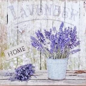 Obraz na plátne Levanduľa zátišie Home, 40x40 cm%