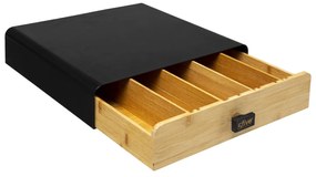 Drevený organizér na kávové kapsuly Modern2, 33x31x7,5 cm