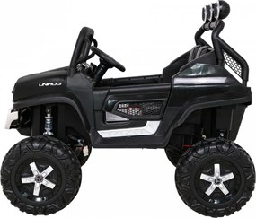 Ramiz Mercedes Benz Unimog pre deti Čierna + Terrain 4x4