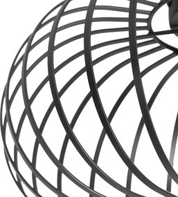 Inteligentné stropné svietidlo čierne 39 cm vrátane Wi-Fi G95 - Johanna