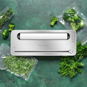 WEBBER Vákuová zváračka na balenie potravín 120W príslušenstvo biela