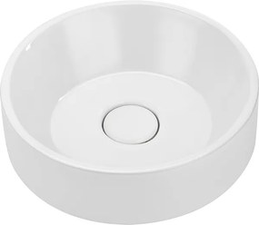 BPS-koupelny Doskové keramické umývadlo Mníchov 6U4S (ø 45x12,5 cm)