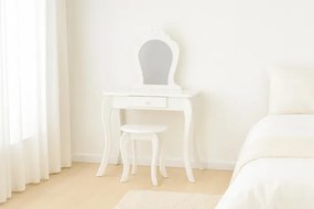 Detský toaletný stolík FAIRY DREAM biely PHO0397