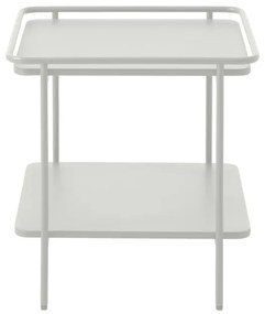 Dizajnový odkladací stolík Harinder 45 cm sivý