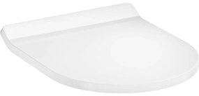 HANSGROHE EluPura S WC sedátko s poklopom Slim (upevnenie zhora), s funkciou QuickRelease a Softclosing, biela, 60200450