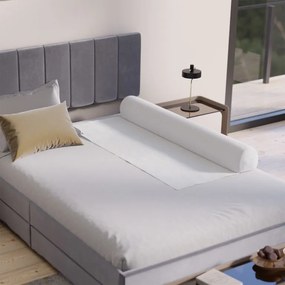 Detská nafukovacia zábrana Louana 130 cm, biela