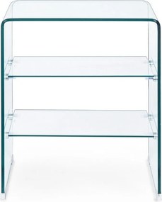 Sklenený odkladací stolík 40x50 cm Iride – Bizzotto