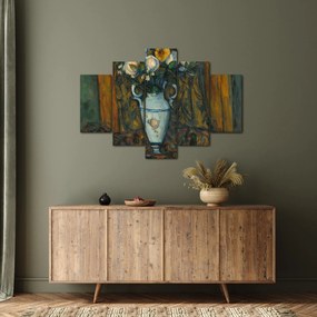 Obraz - Paul Cézanne, Vase of Flowers, reprodukcia (150x105 cm)