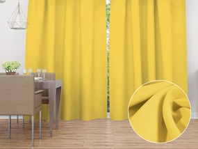 Biante Dekoračný záves Rongo RG-050 Svetlo žltý 140x170 cm