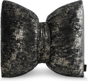 DEKORAČNÝ VANKÚŠ KOKARDA1 45X55 CM ČIERNA