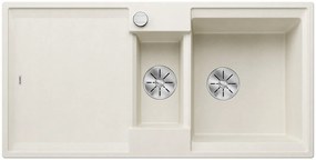 Blanco Adira 6 S, silgranitový drez 1000x500x200 mm, 1,5-komorový, biela soft, BLA-527606