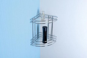 Aqualine Aqualine, Chrom LINE drôtená rohová mydeľnička, chrómová, 37003