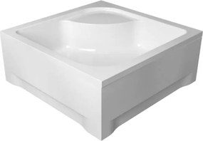 Polimat Štvorcová akrylátová sprchová vanička Tenor 2 80x80 (90x90) POLIMAT-Farba: Biela, POLIMAT-Rozmery: 80x80