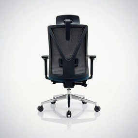 Ergonomická kancelárska stolička tmavomodrá VECTOR