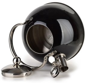Kovová čajová kanvica Liam Black 2,5l