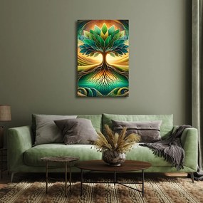 Obraz mystický strom života pri jazere