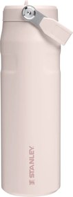 Termo fľaša na vodu so slamkou IceFlow 700 ml ruženín