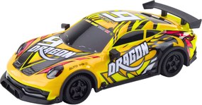 LEAN Toys Športové auto na diaľkové ovládanie RC Osvetlená karoséria Drift Yellow