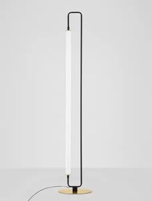 LED čierna stojaca lampa Wetro 28