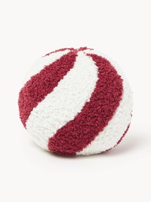 Okrúhly dekoračný plyšový vankúš Dotty