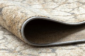 Behúň KARMEL Terra popraskaná zem, sivý / karamelový