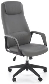 Kancelárska stolička RAZOR ekokoža sivá