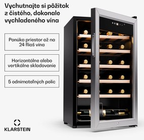 Klarstein Shiraz Premium Smart 24, chladnička na víno