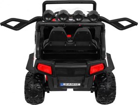 Ramiz Grand Buggy Strong Lift pre deti biely + pohon 4x4 + diaľkové ovládanie + nosič batožiny + rádio MP3 + LED
