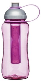 Plastová fľaša s chladiacou vložkou FRESH 520 ml, ružová