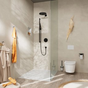 Hansgrohe ShowerSelect Comfort S, termostat pod omietku pre 2 spotrebiče, čierna matná, HAN-15554670