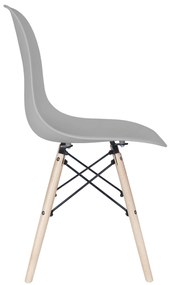 Dekorstudio Dizajnová stolička ENZO X sivá Počet stoličiek: 4ks
