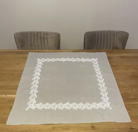 Vyšívaný obrus Butterfly 85x85 cm