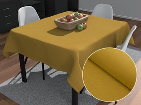 Biante Veľký dekoračný štvorcový obrus BKU-102 Okrový 230x230 cm