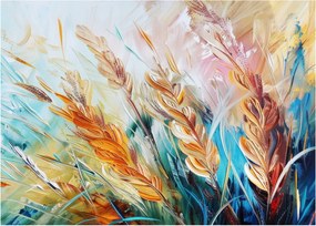 Obraz - Pšenica, abstrakcia (70x50 cm)