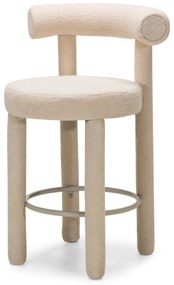Barová židle Pedro bouclé ecru