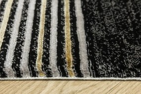 Koberec Kashmir KR235S sivý / čierny