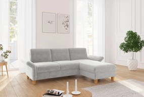 XXXLutz ROHOVÁ SEDAČKA, textil, svetlosivá Sit & More - Sedačky - 000144016119