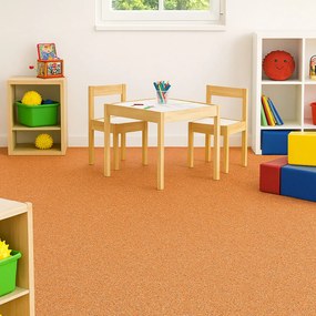 Gerflor, PVC podlaha - lino Flexar Nerok 2178 Pixel Paprika, na mieru, šíře 2m,4m, oranžová, bez podkladu, chodba / predsieň