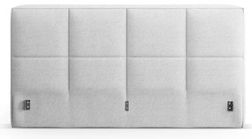 Svetlosivé čalúnené čelo postele 249x100 cm Darren – Micadoni