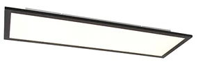 Stropné svietidlo čierne 80 cm vrátane LED s diaľkovým ovládaním - Live