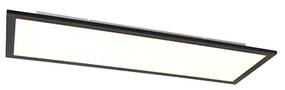 Stropné svietidlo čierne 80 cm vrátane LED s diaľkovým ovládaním - Live