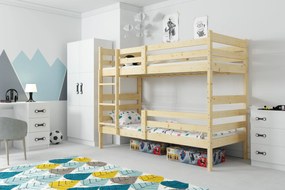 BMS Group BMS Poschodová posteľ Eryk 190cm x 90cm - prírodná