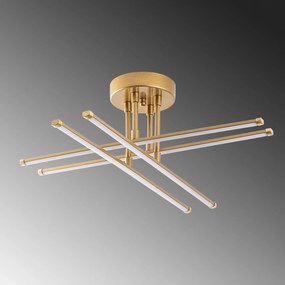 Stropní LED svítidlo EXHAUST zlaté
